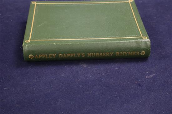 Potter, Beatrix - Appley Dappleys Nursery Rhymes, 1st edition, sextodecimo, 16mo, original boards,